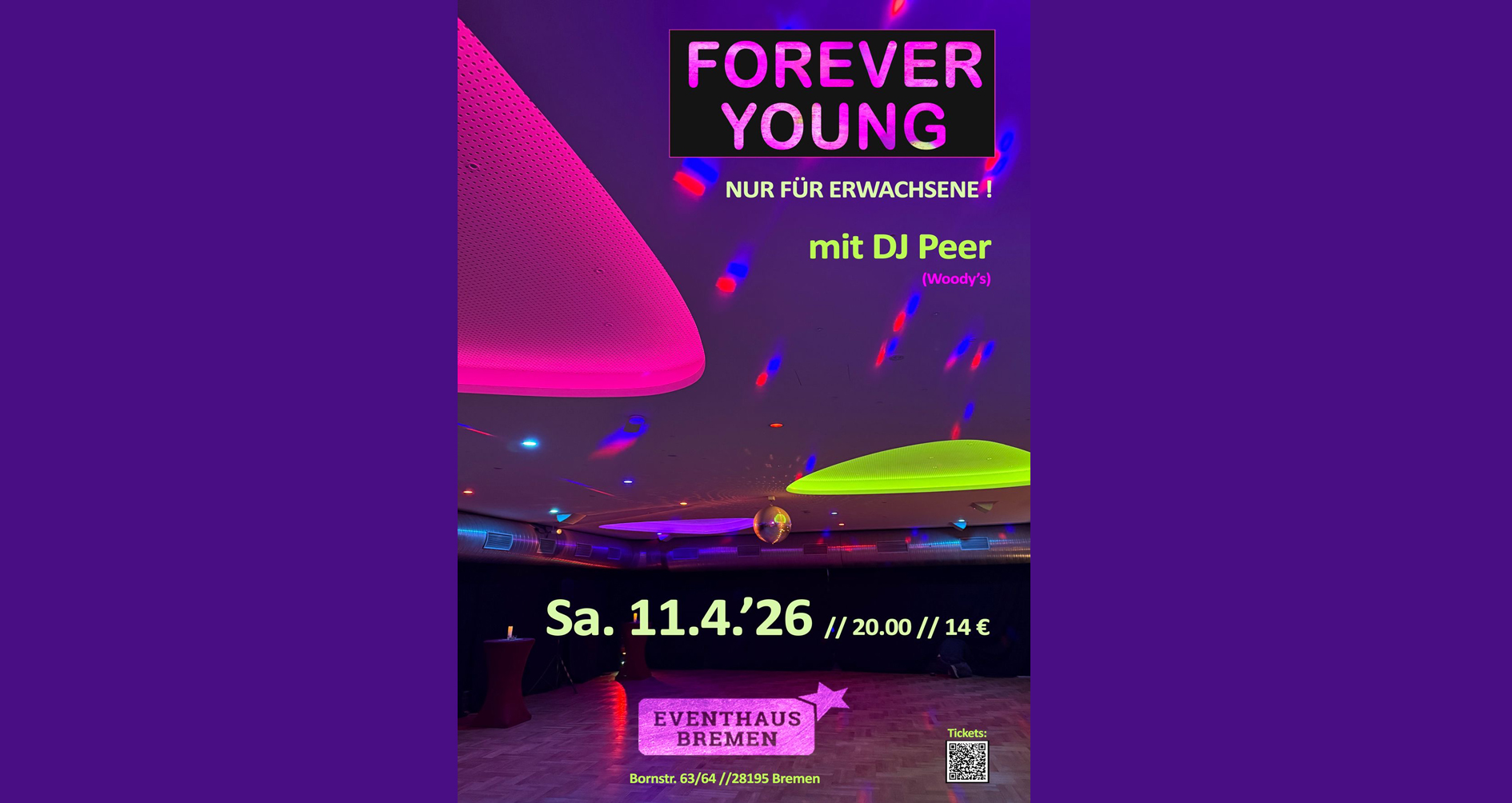 DJ Peer Event - Forever Young Party im Eventhaus